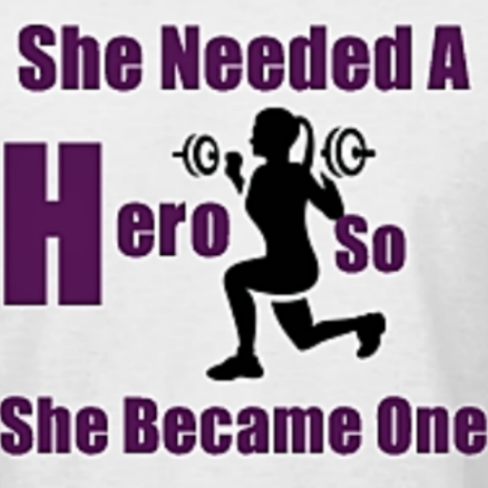 Custom T-shirt "She needed a Hero"